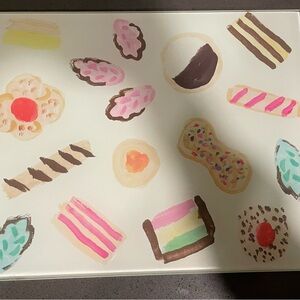 Kate Spade Lenox All In Good Taste One Smart Cookie Glass Food Prep Board
